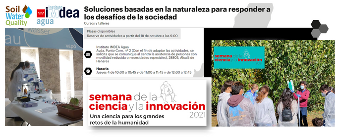 Blanca Huidobro y Raúl Pradana (Semana de la Ciencia y la Innovación 2021)